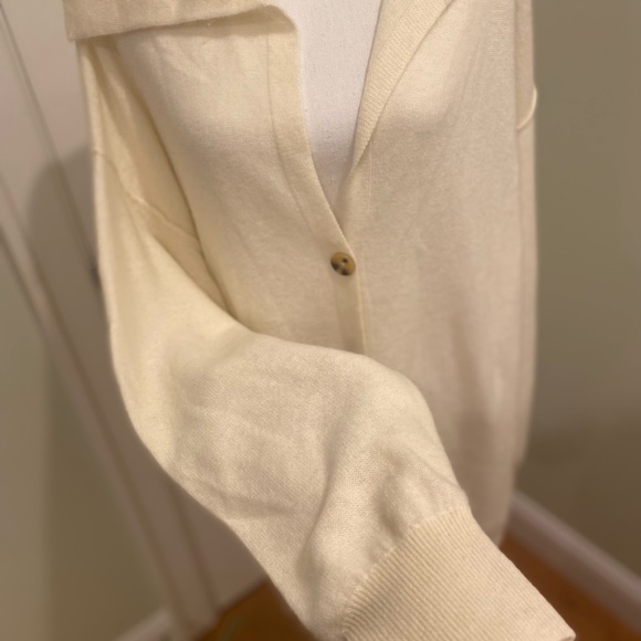 New Free People Swim Too Deep Cashmere Oversized Cardigan Sweater M - Picture 10 of 11